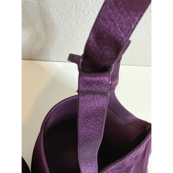 Cacique Lane Bryant Bra Lightly Lined Balconette Underwire Size 42DDD Maroon NWT - Picture 8 of 14